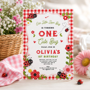 Invitation Fête d'anniversaire pour un premier anniversaire a