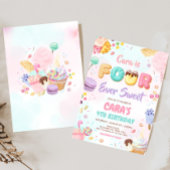 Invitation Fête d'anniversaire quatre fois plus douce