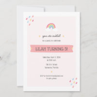 Fête d'anniversaire Rainbow