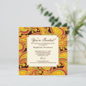 Invitation Fête d'anniversaire riche d'étape importante de (Debout devant)