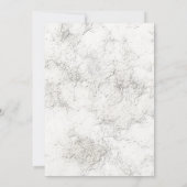 Invitation Fête d'anniversaire Rustique Gris pâle en pierre s (Dos)