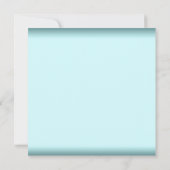 Invitation Fête d'anniversaire Silver Teal Blue pour une Swee (Dos)