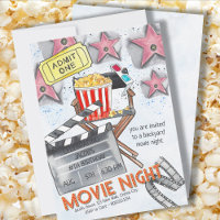 Fête d'anniversaire soirée cinéma