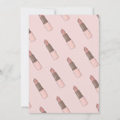 Invitation Fête d'anniversaire spa de beauté (Dos)