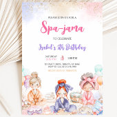 Invitation Fête d'anniversaire Spa-jama