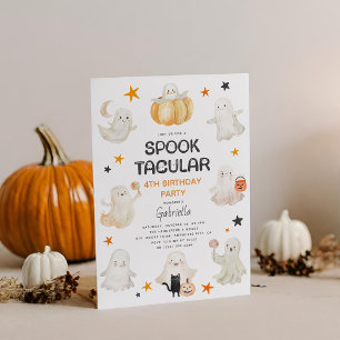 Invitation Fête d'anniversaire Spooktacular pour enfants avec