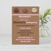 Invitation Fête d'anniversaire superbe de fabrication du (Debout devant)