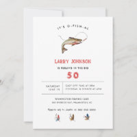 Fête d'anniversaire sur le thème de la pêche adult