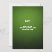 Invitation Fête d'anniversaire sur le thème du baseball (Dos)