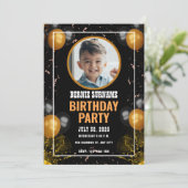 INVITATION FÊTE D'ANNIVERSAIRE SUR MESURE (Debout devant)