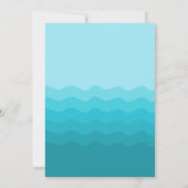 Invitation Fête d'anniversaire Surfs Up Surfboard Boy 4 ans (Dos)