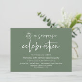 Invitation Fête d'anniversaire surprise (Debout devant)