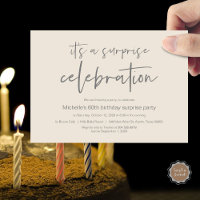 Fête d'anniversaire surprise