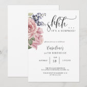Invitation Fête d'anniversaire surprise (Devant / Derrière)