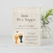 Invitation Fête d'anniversaire surprise de la brasserie| Bièr (Debout devant)