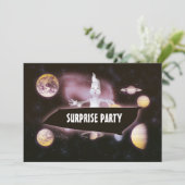 Invitation Fête d'anniversaire Surprise d'halloween (Debout devant)