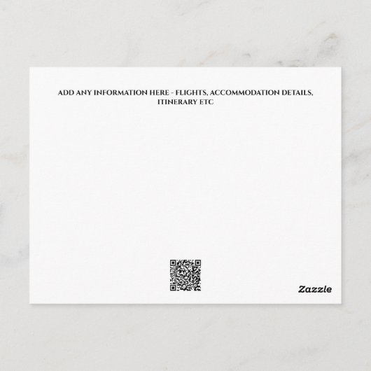 Invitation fête d'anniversaire surprise tous âges  (Dos)