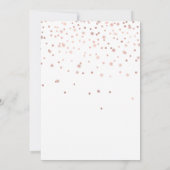 Invitation Fête d'anniversaire Sweet 16 Seize ans Paillettes (Dos)