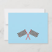 Invitation Fête d'anniversaire verte de camion de monstre (Dos)