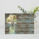 Invitation fête d'anniversaire vintage florale élégante de (Debout devant)