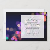 Invitation Fête d'anniversaire virtuelle (Devant)