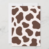 Invitation Fête d'anniversaire Western Premier Rodéo Cowboy F (Dos)