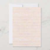 Invitation Fête d'anniversaire Wild One Pink Teepee Premier a (Dos)