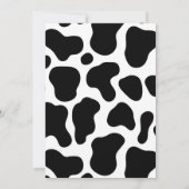 Invitation Fête d'anniversaire Wild West cowgirl (Dos)