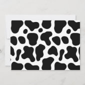 Invitation Fête d'anniversaire Wild West cowgirl (Dos)