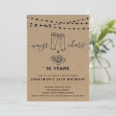 Invitation Fête d'anniversaire Wings & Cheers & Beers - N'imp (Debout devant)