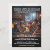 Invitation Fête d'anniversaire Winter Wonder (Devant)