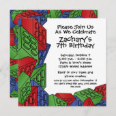 Invitation Fête d'anniversaire - Young Boy (Devant / Derrière)