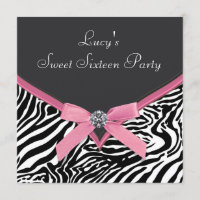 Fête d'anniversaire Zèbre Rose