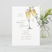 Invitation Fête dans la maison Toast au Champagne Enterrement (Debout devant)