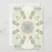 Invitation Fête d'art de la nature des coccinelles (Dos)