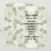 Invitation Fête d'art de la nature des coccinelles (Devant / Derrière)