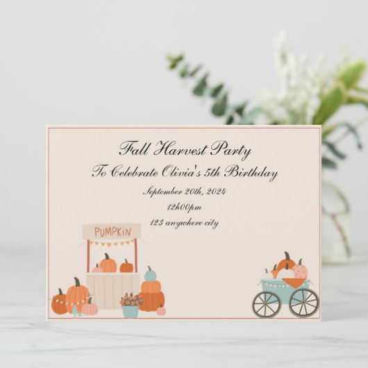 Invitation fête d'automne (Debout devant)