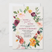 Invitation Fête d'automne à fleurs d'automne de Bourgogne (Devant)