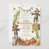 Invitation Fête d'automne Block Party Organisation religieuse (Devant)