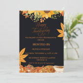 Invitation "Fête d'automne : célébrez Thanksgiving avec nous" (Debout devant)