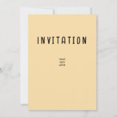 Invitation Fête d'automne : Fête de Thanksgiving (Dos)