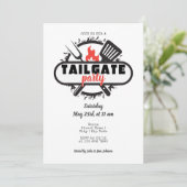 Invitation Fête d'avant-match Friendsgiving BBQ Grill & Chill (Debout devant)