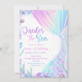 Invitation Fête de 1er Anniversaire de la Mer (Devant)