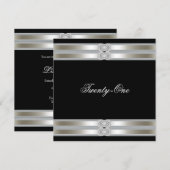 Invitation Fête de 21e anniversaire des femmes noires en arge (Devant / Derrière)