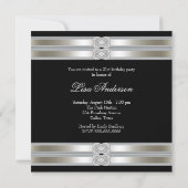 Invitation Fête de 21e anniversaire des femmes noires en arge (Dos)