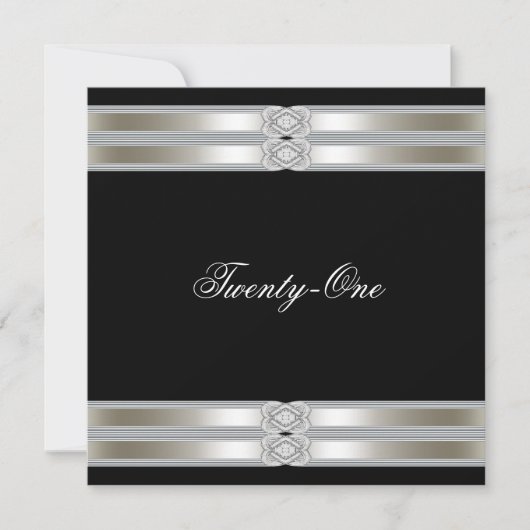 Invitation Fête de 21e anniversaire des femmes noires en arge (Devant)