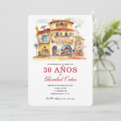 Invitation Fête de 30 Ans Femme (Debout devant)