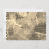 Invitation fête de 30 ans or motif blanc rose (Dos)