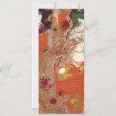 Invitation Fête de 60e anniversaire de Boho Abstrait et respe (Dos)