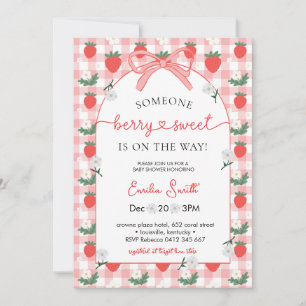 Invitation Fête de Baby shower Baie douce